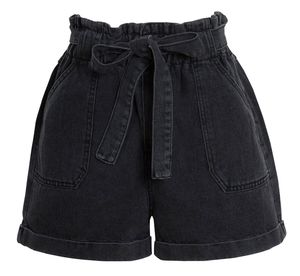 Short d'été pour femmes Short en jean à taille haute de couleur unie pour femmes Vente en gros de vêtements de mode pour femmes Short pour femmes - Product Image 4