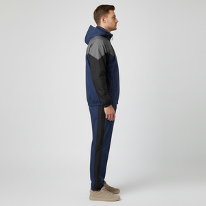 Conjunto Deportivo Casual con Capucha para Hombre, Color Personalizado, 100% Algodón, Grueso, para Invierno, con Logotipo Personalizado - Product Image 3
