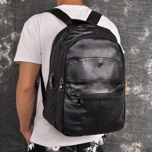 Mochila de Cuero para Portátil, Cómoda y con Múltiples Bolsillos, para Mujer, con Logotipo Personalizado, Estilo Militar - Product Image 4