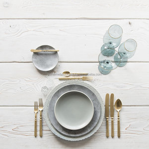 Couverts de restaurant et hôtel en métal acier inoxydable ensemble de couverts de cuisine en laiton massif poli or ensemble de couverts - Product Image 2