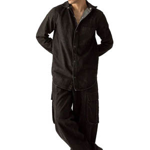 เสื้อเชิ้ตเดนิมผู้ชาย สไตล์สตรีทแวร์สุดฮิตประจำฤดูใบไม้ผลิ รุ่นใหม่ล่าสุด ลุคยับๆ ซักฟอกแบบพิเศษ ราคาโรงงาน - Product Image 2