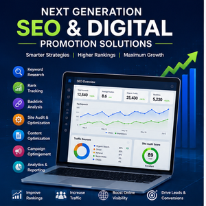 Plataforma Profesional de SEO y Publicidad Digital |   Promoción de Sitios Web, Investigación de Palabras Clave, Seguimiento de Posiciones, Versión Internet Basada en la Nube - Product Image 1