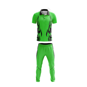 Ensemble d'uniformes de cricket imprimés par transfert thermique de qualité supérieure pour les clubs - Manches courtes, personnalisable pour la compétition - Product Image 5