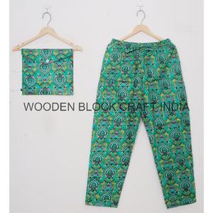 Nouvel ensemble pyjama élégant fait main en coton ultra doux pour femme, motif floral, chemise et pantalon de nuit pour l'été - Product Image 4