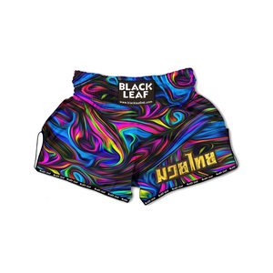 คุณภาพสูง sublimated มวยไทยกางเกงขาสั้นมืออาชีพการต่อสู้ไทยออกแบบ sublimated สำหรับศิลปะการต่อสู้ - Product Image 1