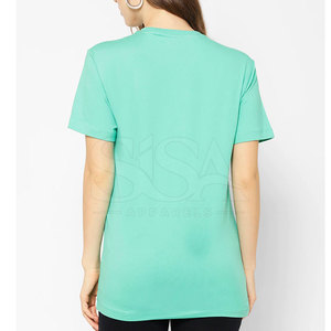 เสื้อยืดผู้หญิงผ้าคอตตอน100% พรีเมี่ยมเนื้อนุ่มระบายอากาศน้ำหนักเบาแห้งเร็วใส่สบายทุกวัน - Product Image 3