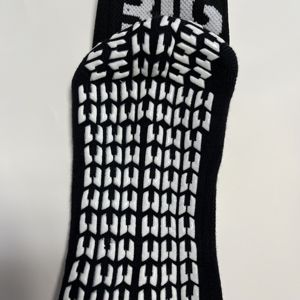 Chaussettes de sport tricotées mi-mollet en coton, polyester et élasthanne, durables, respirantes, jacquard sportif, logo personnalisé, antidérapantes - Product Image 5