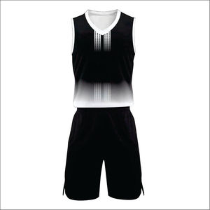 Uniforme de Baloncesto Personalizable Ligero 100% Poliéster para Adultos, Corte Corto en la Parte Delantera, Ajuste Cómodo, Transpirable, Estilo Deportivo Estampado - Product Image 2
