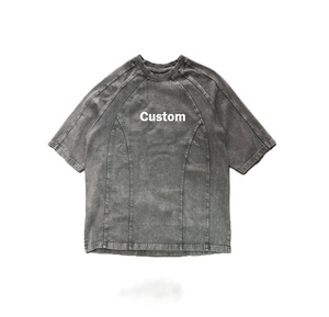 T-shirt Homme Col Rond 100% Coton 280-300 GSM, Coupe Ample, Logo Personnalisé, Écologique et Respirant de Haute Qualité - Product Image 3