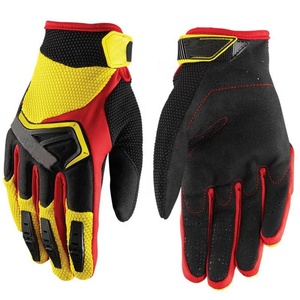 Gants de moto respirants en PU à doigts entiers, légers, anti-chute, avec écran tactile, pour la course, le cyclisme et les sports - Product Image 4
