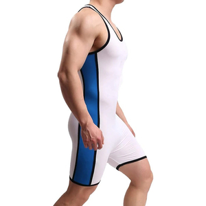 Singlet de Lucha Libre Personalizado de Poliéster Elástico con Protección UV, Talla Grande, Secado Rápido, Ligero y Profesional - Product Image 6