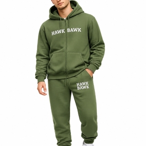 Survêtement à capuche zippé en molleton de coton pour homme, qualité supérieure, confortable, durable, qualité export, sur mesure - Product Image 2
