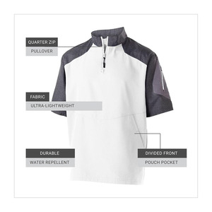 Best Performance Baseball Cage <b>Jacket</b> Stand Collar And Front Logo Breathable Mesh <b>Lightweight</b> Fabric Men's <b>Jackets</b> - Product Image 6
