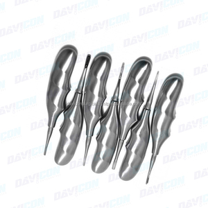 Ensemble d'élévateurs radiculaires en acier inoxydable de haute qualité avec poignée anatomique, instruments chirurgicaux pour l'extraction dentaire - Product Image 3