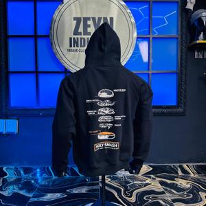 Custom Zipper Gemstone Glitter Sun Faded Hoodies <b>Jacket</b> Embroidery Print Vintage Distressed Acid Wash Diamond <b>Rhinestone</b> Hoodie - Product Image 4