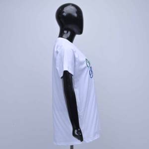 High Quality Custom Logo Wholesale Manufacturers Embroidered Cotton <b>White</b> Round Neck <b>Short</b> <b>Sleeve</b> Casual T-<b>Shirt</b> <b>for</b> <b>Women</b> - Product Image 6