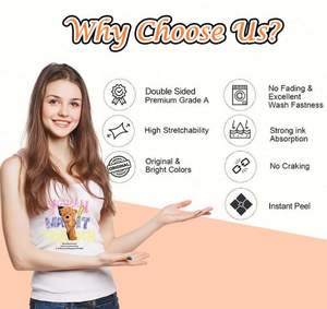 Película PET para Transferencia de Calor por Sublimación DTF, Transferencias de Calor de Alta Temperatura para Ropa, para Camisetas - Product Image 6