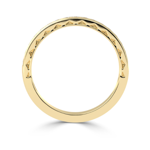 AJRETAIL 0.31 Carat G Color VS1 Clarity Rose-Gold 14KT Gold Eternity Band <b>Ring</b> 0.83g Fine Jewelry Stunning Studded Brilliant Cut - Product Image 5
