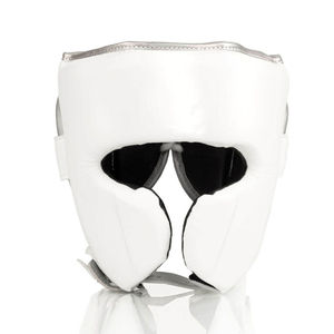 Venta Directa de Fábrica, Protector de Cabeza de Boxeo de Primera Calidad, Doble Anillo, Doble Logotipo Bordado Personalizado, Cuero PU, Precio OEM Disponible - Product Image 1