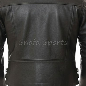 Chaqueta de Cuero Premium para Hombre, Estilo Moderno y Elegante para Invierno, Cuero Genuino Suave, Atuendo Clásico y Moderno, Chaquetas de Cuero - Product Image 5