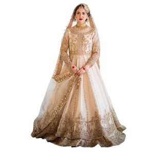 Robe de soirée pakistanaise de luxe pour femmes, élégante robe brodée pour invitées de mariage, tenue de soirée formelle - Product Image 1