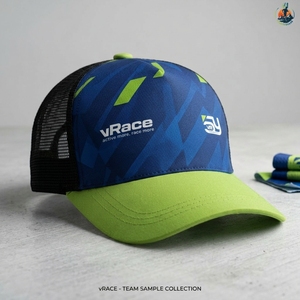 Casquette de camionneur personnalisée en maille avec fermeture snapback, fabricant de casquettes pour événements d'équipe OEM ODM - Product Image 1