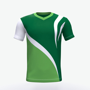 T-shirts pour hommes en gros, personnalisables, à manches courtes, coupe ajustée, séchage rapide, écologiques, respirants, anti-plis, pour le sport et la course, avec motif lettre - Product Image 1
