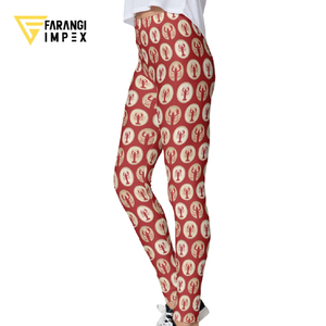 Custom Women's Tournament Fishing Tights Four Way Stretch <b>Polyester</b> Spandex Lightweight Construction UPF 50+ Breathable <b>Leggings</b> - Product Image 4