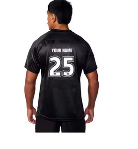 Tenue de rugby avec maillot, uniformes de rugby vintage personnalisés de haute qualité, 100 % polyester respirant, vêtements de rugby imprimés pour équipe - Product Image 3