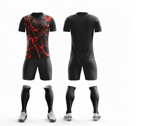 Uniforme de Fútbol Personalizado de Alta Calidad – Sublimación Completa |   Tallas para Hombres, Mujeres y Jóvenes |   Ropa Deportiva Ligera de Secado Rápido para Entrenamiento - Product Image 1
