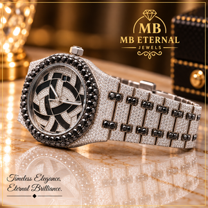 Reloj de Lujo Automático MB ETERNAL con Diamantes, 41 mm, Cuadrado, Analógico, Cuarzo, Cristal de Zafiro, Hebilla de Acero Inoxidable, Movimiento CITIZEN para Hombre - Product Image 2