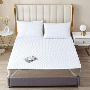 Comfortable Waterproof 4 Corner Elastic Mattress Protector Strong Elastic Corners Soft Knitted 400TC Fabric Breathable - Product Image 3