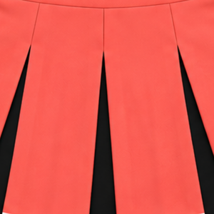 Falda Plisada Roja Coral para Animadoras, Mujeres y Niñas, para Equipos Deportivos, Baile, Entrenamiento, Competencia, Ropa Deportiva - Product Image 3