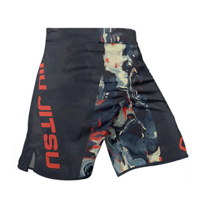 Shorts MMA unisexes imprimés, taille élastique, entraînement en salle de sport, kickboxing, légers, séchage rapide, colorés, arts martiaux - Product Image 6
