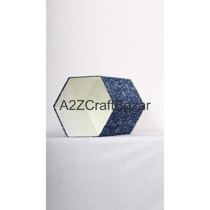 Contenedor de Basura Plegable Hexagonal para Exteriores, con Diseño Elegante de Algodón y Cartón, para una Vida Sostenible y Uso en Interiores/Exteriores - Product Image 5