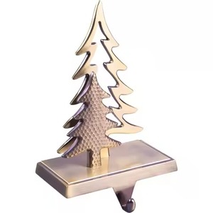 Premium <b>Christmas</b> <b>Stocking</b> Display Ornament Metal Accent for Holiday Styling - Product Image 6