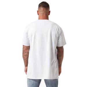 Camiseta holgada de gran tamaño con hombro caído, ropa informal de algodón de estilo hip hop, Camiseta lisa de cuello redondo para gimnasio, camisetas de talla grande - Product Image 3