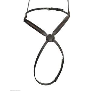 Correa de nariz para caballo de cuero genuino, tipo Grackle, con diseño de canal vacío en forma de 8, con logotipo personalizado, proveedor mayorista OEM, de primera calidad - Product Image 2