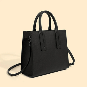 Bolso de hombro elegante de cuero genuino de alta calidad para mujer, venta al por mayor, de piel de vaca, color y logotipo personalizados, OEM, bolsos cruzados para chicas - Product Image 2