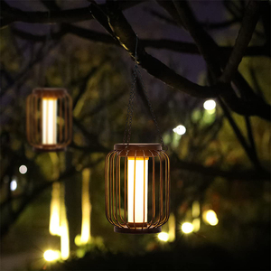 Lámpara Solar Colgante de Metal con Forma de Jaula de Pájaro, Impermeable IP65, Decorativa para Exteriores, con LED, para Jardín, Patio, Terraza y Paisajismo - Product Image 1