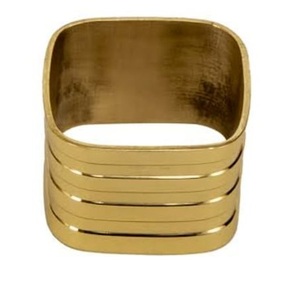 Anillo para Servilletas de Metal de Cobre, Decoración de Mesa de Estilo Moderno, Anillo para Servilletas de Estilo Único para Restaurantes y Hoteles - Product Image 6