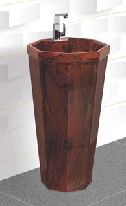 Lavabo de Pedestal de Cerámica Moderno Multicolor a Buen Precio, Fácil de Limpiar, para Baño, de Linum Factory, Diseño Exclusivo - Product Image 3