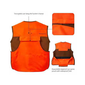 Gilet de sécurité haute visibilité sur mesure, respirant et réfléchissant pour chantier, ajustable, séchage rapide, respirabilité - Product Image 5
