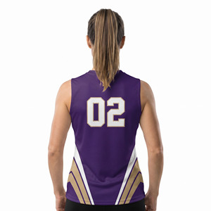 Chaleco de voleibol sublimado personalizado para damas, jersey de voleibol transpirable para mujer, chaleco deportivo de voleibol con cuello redondo para mujer - Product Image 2