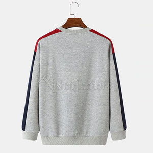 Sweat-shirts pour hommes respirants à contraste de couleurs et taille personnalisée – Nouveaux modèles basiques de vêtements et pulls pour hommes - Product Image 2
