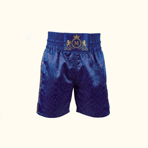 Pantalones Cortos de Muay Thai para Hombre, Diseño de León Amarillo, Impresión por Transferencia de Calor, Poliéster Elástico, Corte Regular, Ropa de Artes Marciales para Adultos - Product Image 1