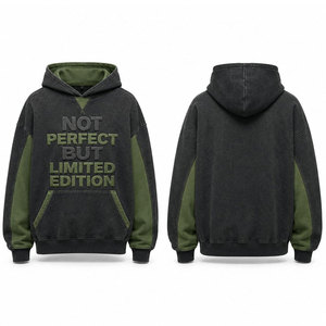 Fabricantes de Ropa Personalizada para Hombre con Logotipo en Relieve, Impresión 3D Puff, Sudadera Extra Grande con Relieve de 400GSM, Sudaderas con Capucha para Hombre - Product Image 1