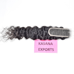 Extensions de cheveux humains bruts en gros, closure HD 2*6, lisses naturels, couleur naturelle noire, cuticules alignées, provenant d'usine vietnamienne - Product Image 1