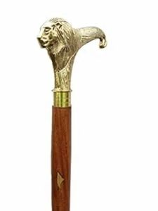 Couteau Viking en bois sculpté tête de lion, poignée ergonomique, 37 pouces, style vintage, pour homme et femme, Saint-Valentin, Nouvel An - Product Image 2
