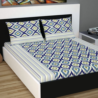 Parure de lit de luxe en microfibre brodée en polyester pour lits King/Queen/Super King – Vente en gros pour la maison et l'hôtellerie